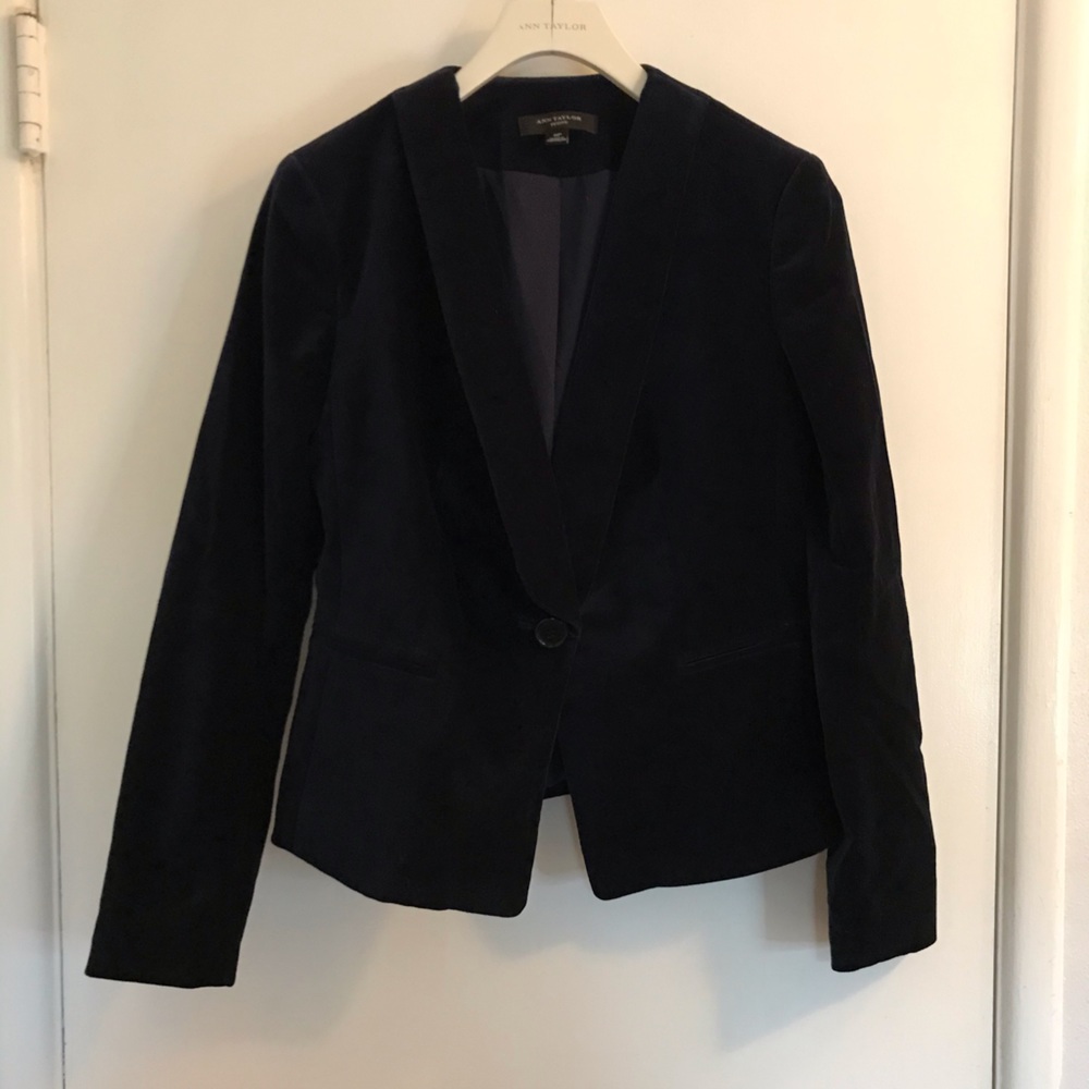 Ann Taylor Velvet Blazer